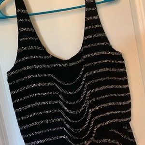 Silk beaded mini dress, size 4